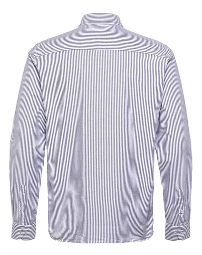 Mos Mosh Gallery - MMGMarco Oxford Stripe Skjorte - Light Blue